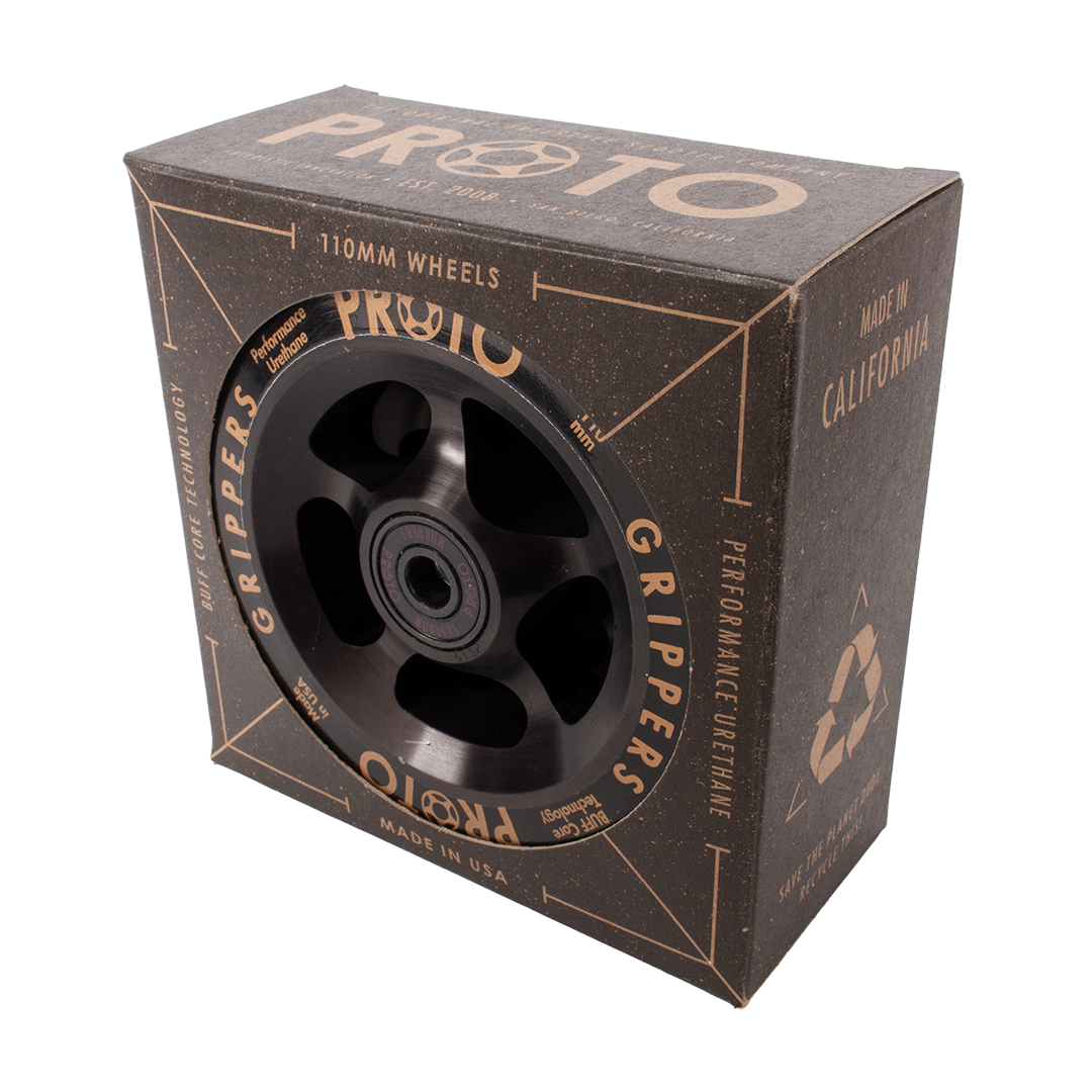 Proto Ruedas Classic Grippers 110mm Negra