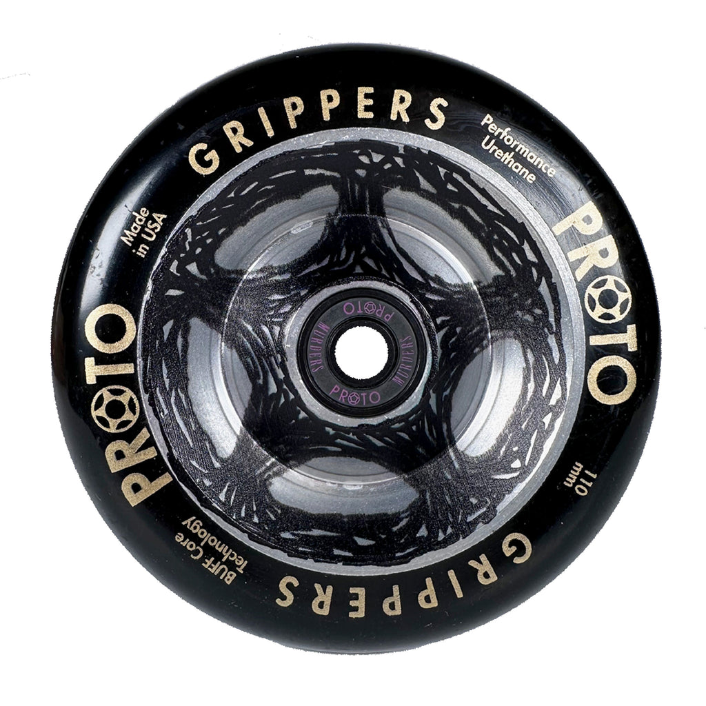 Proto Ruedas Catalyst Full Core Grippers 110mm Negra y Metal