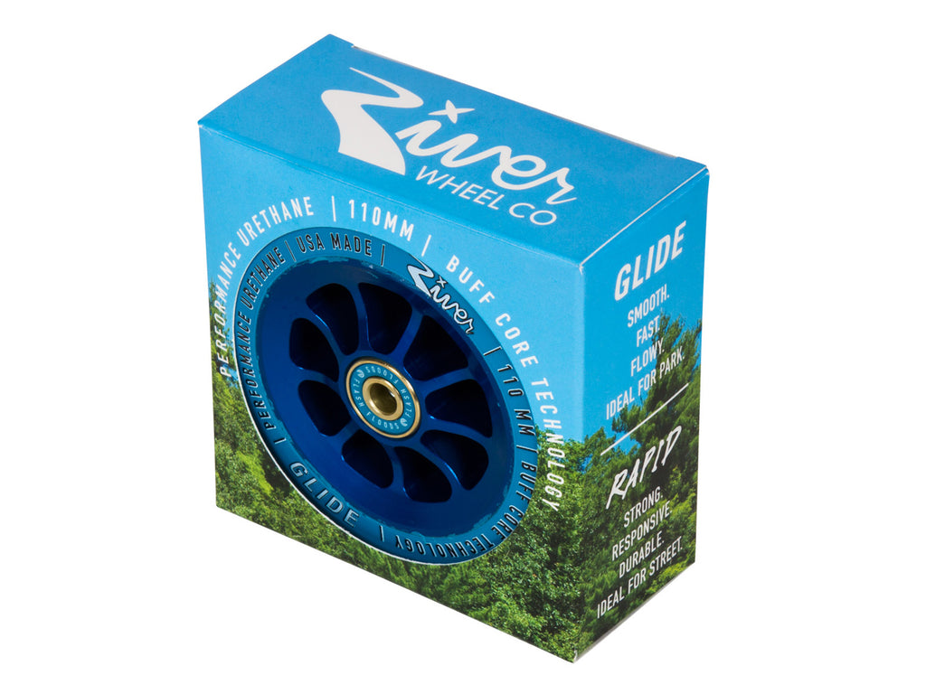 River Ruedas Natural Sapphire Glides 110 Blue on Blue