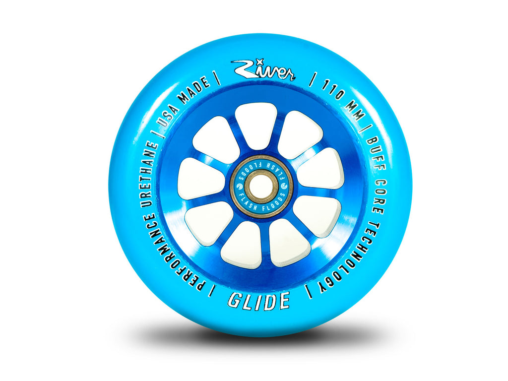 River Ruedas Natural Sapphire Glides 110 Blue on Blue