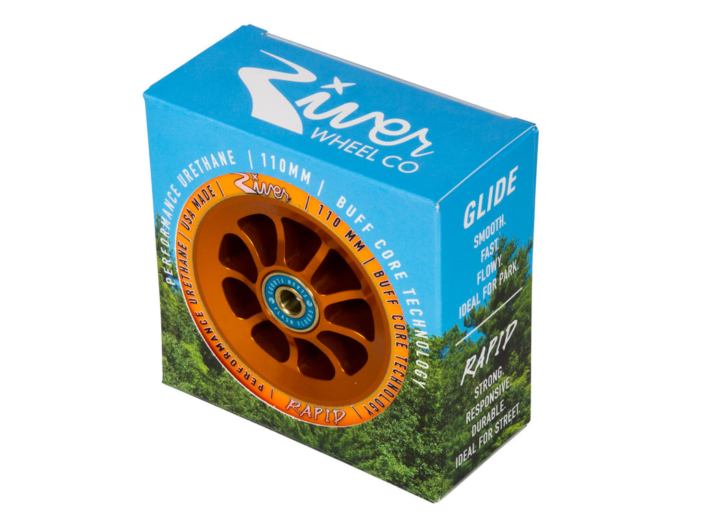 River Ruedas Natural Sunset Rapids 110mm Orange on Orange