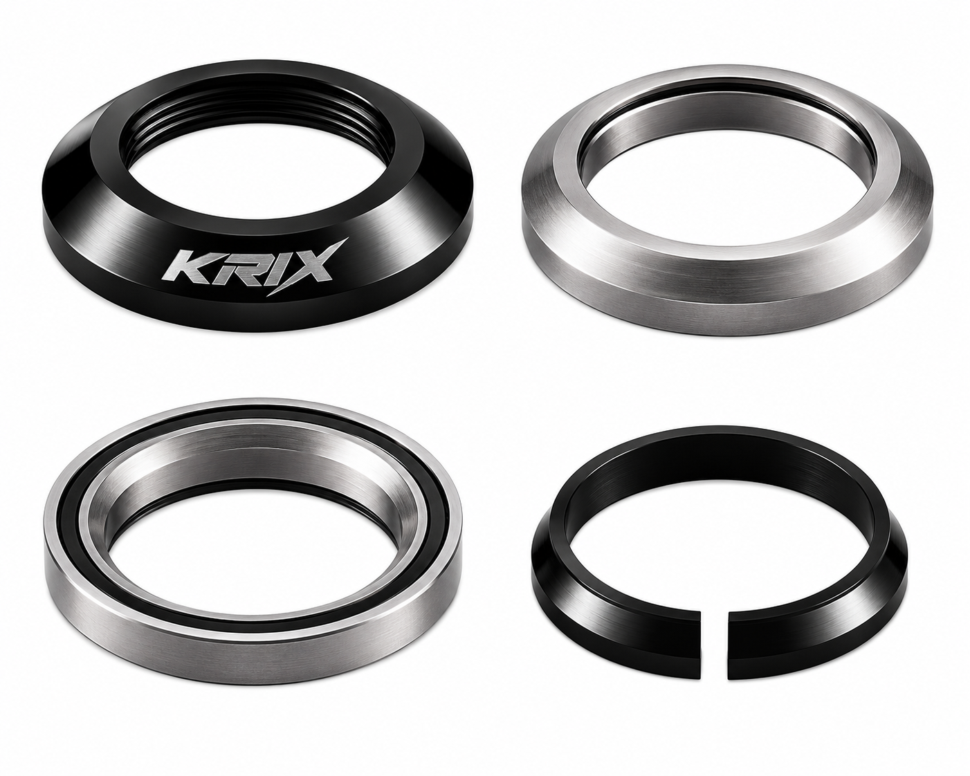 Krix Headset Negro / Chromo