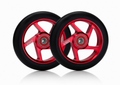 Krix Ruedas Pro Scooter 110mm Negro Rojo