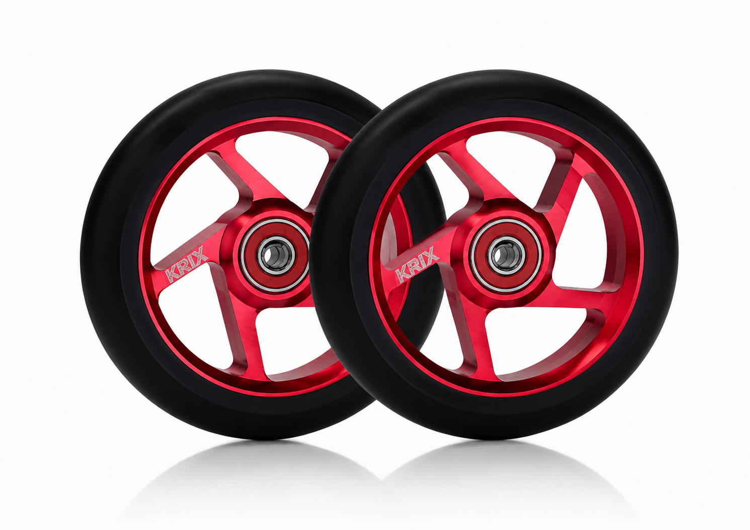 Krix Ruedas Pro Scooter 110mm Negro Rojo